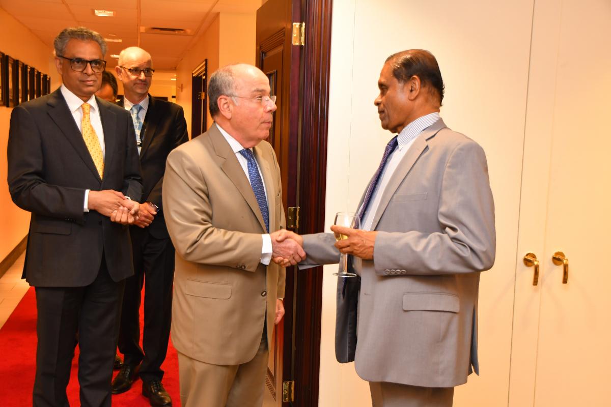 Permanent Representative of Sri Lanka to the UN bids farewell to his